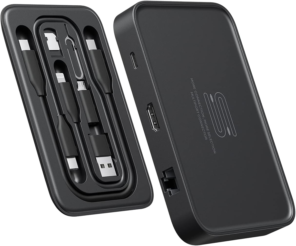 7 in 1 USB C Hub Docking Station with Cable Storage Box $26 Free Shipping w/ Prime or orders $35