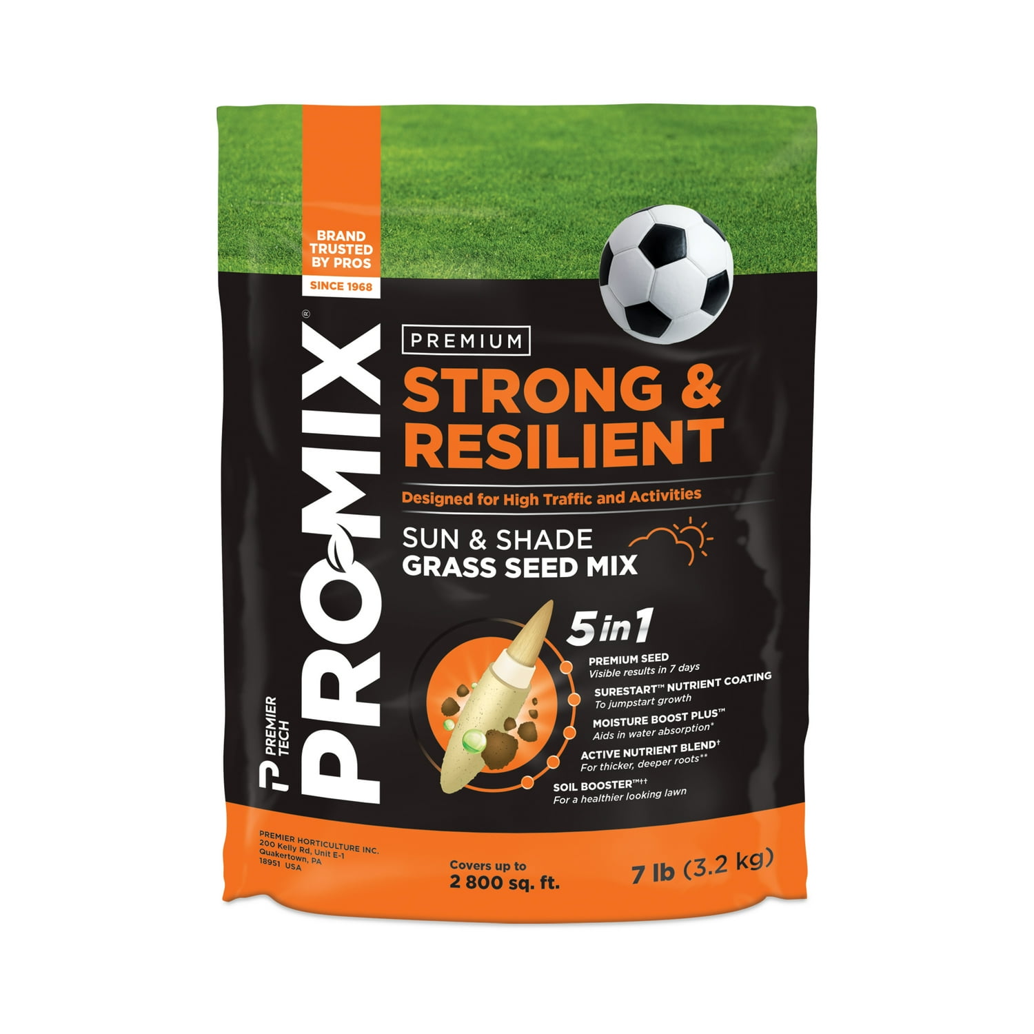 7-lbs Pro-Mix Premium Strong Resilient Sun Shade Grass Seed Mix $11.99 Free S H w/ Walmart or $35