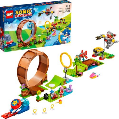 802-Piece Lego Sonic the Hedgehog Sonic s Green Hill Zone Loop Challenge 76994 $70 Free Shipping