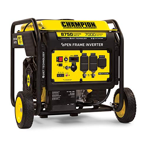 $824.05 Champion 8750W Open Frame Inverter Electric Start Generator