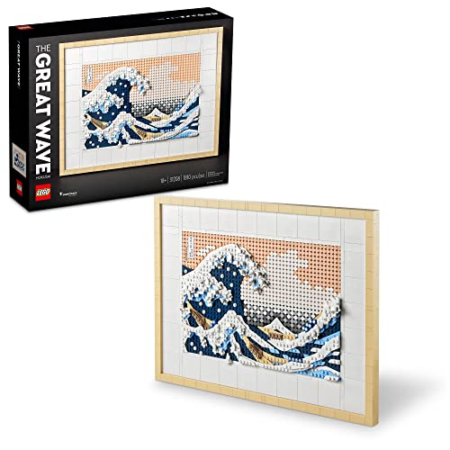 $84.99 1810-Piece LEGO Art Hokusai The Great Wave 31208