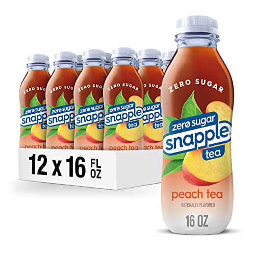 $8.53 w/ S S 12-Pack 16-Oz Snapple Zero Sugar Peach Tea Plastic Bottles