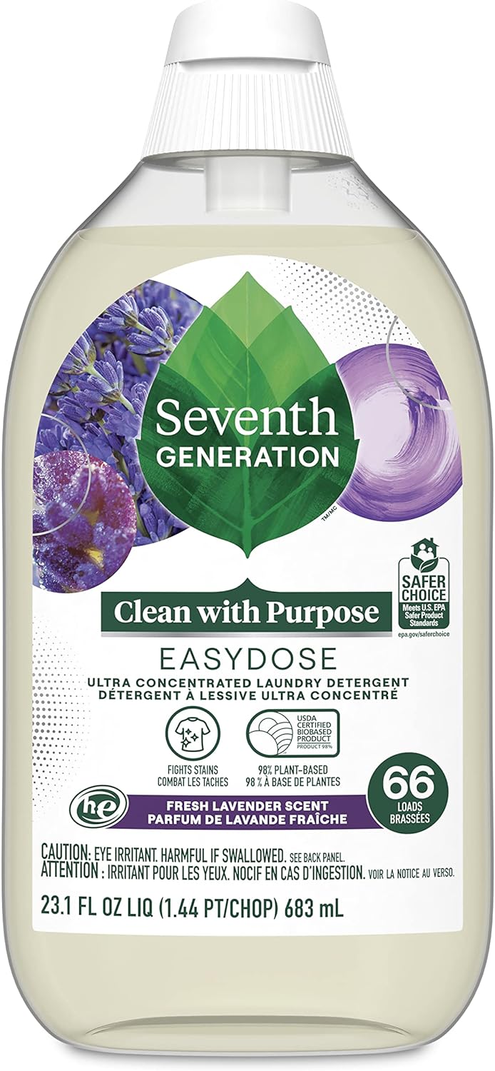 $8.53 w/ S S 23-Oz Seventh Generation Ultra Concentrated Laundry Detergent Fresh Lavender