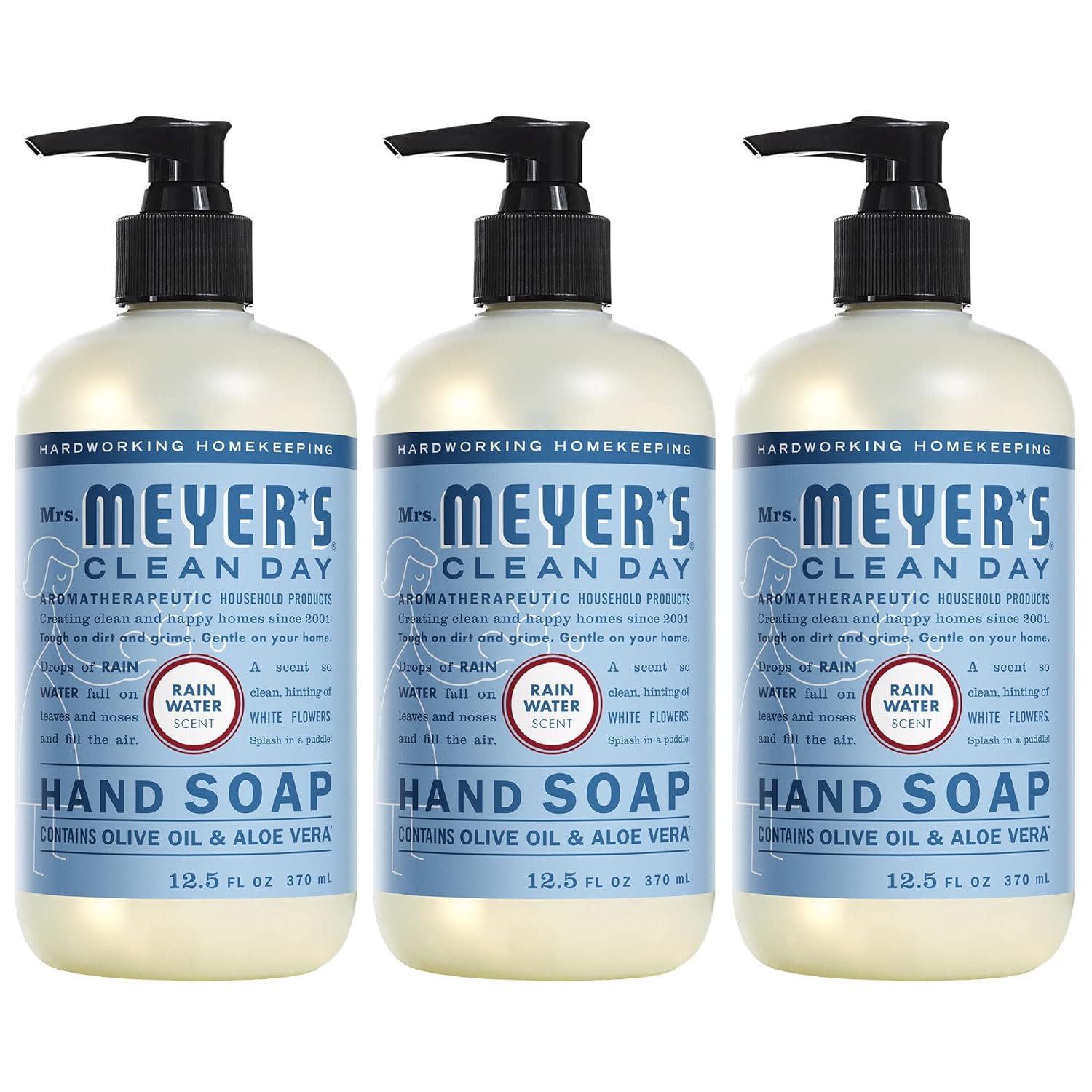 $8.62 w/ S S 3-Pack 12.5-Oz Mrs. Meyers Clean Day Liquid Hand Soap Rain Water