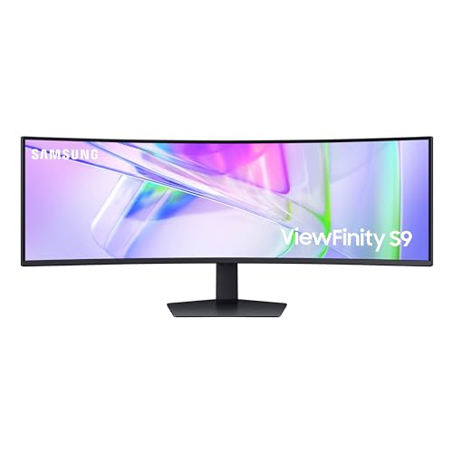$899.99 Samsung 49-Inch Business Curved Ultrawide Dual QHD Computer Monitor, 120Hz