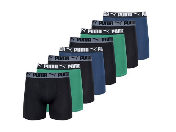 8-Pack Puma Mens Athletic Fit Boxer Briefs $22 Free Shipping w/ Prime Free Shipping w/ Prime