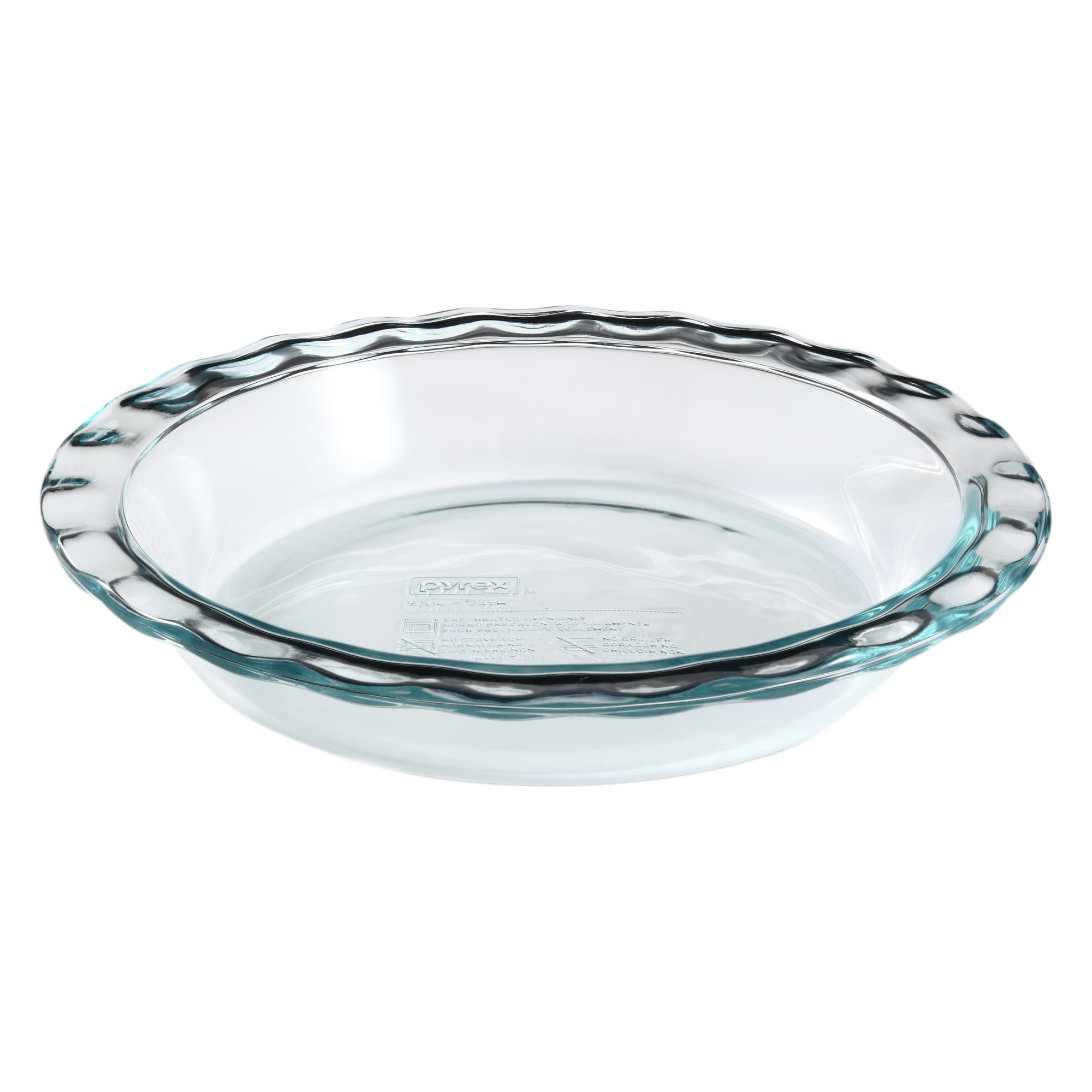 9.5 Pyrex Easy Grab Glass Pie Pan $5.15 Free S H w/ Walmart or $35