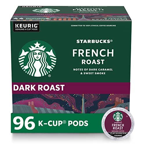 96-Count Starbucks French Roast Coffee K-Cups $37.30 More w/ S S Free S H