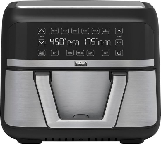 9-qt Bella Pro Series Digital Air Fryer w/ Dual Flex Basket $100 Free Shipping