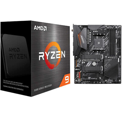 AMD R9 5950X Processor Gigabyte Ultra Durable B550 GAMING X V2 Motherboard - $399.99