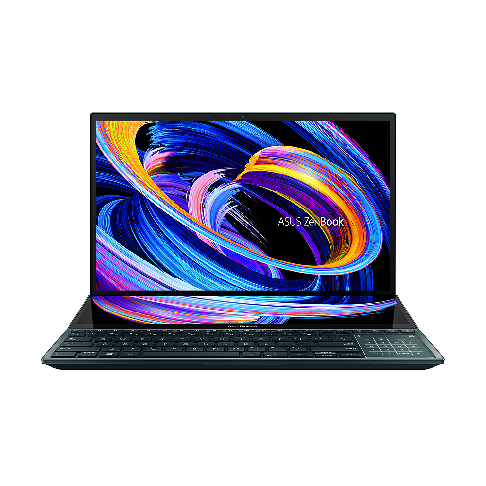 ASUS Zenbook Pro Duo 15 Touch Laptop OLED Intel Core i7 with 16GB RAM Nvidia GeForce RTX 3070 Ti 1TB SSD Celestial Blue 