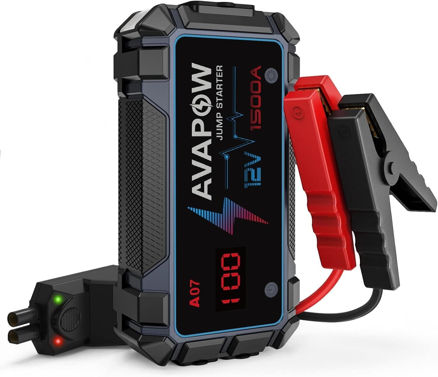AVAPOW 1500A 12800mAh 12V Portable Jump Starter up to 7L Gas/5.5L Diesel Engine $28.79 Free Shipping