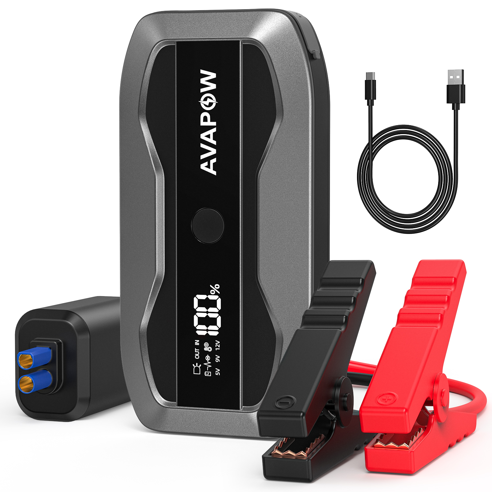 AVAPOW 2000A Peak Portable Battery Jump Starter $30 Free Shipping w/ Walmart or $35