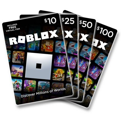 All Roblox Gift Cards 20 Off Standard Mail/Physical or Email Delivery via Target