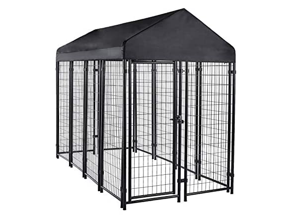 Amazon Basics Welded Outdoor Wire Crate Kennel, Large 102 x 48 x 72 Inches $199.99