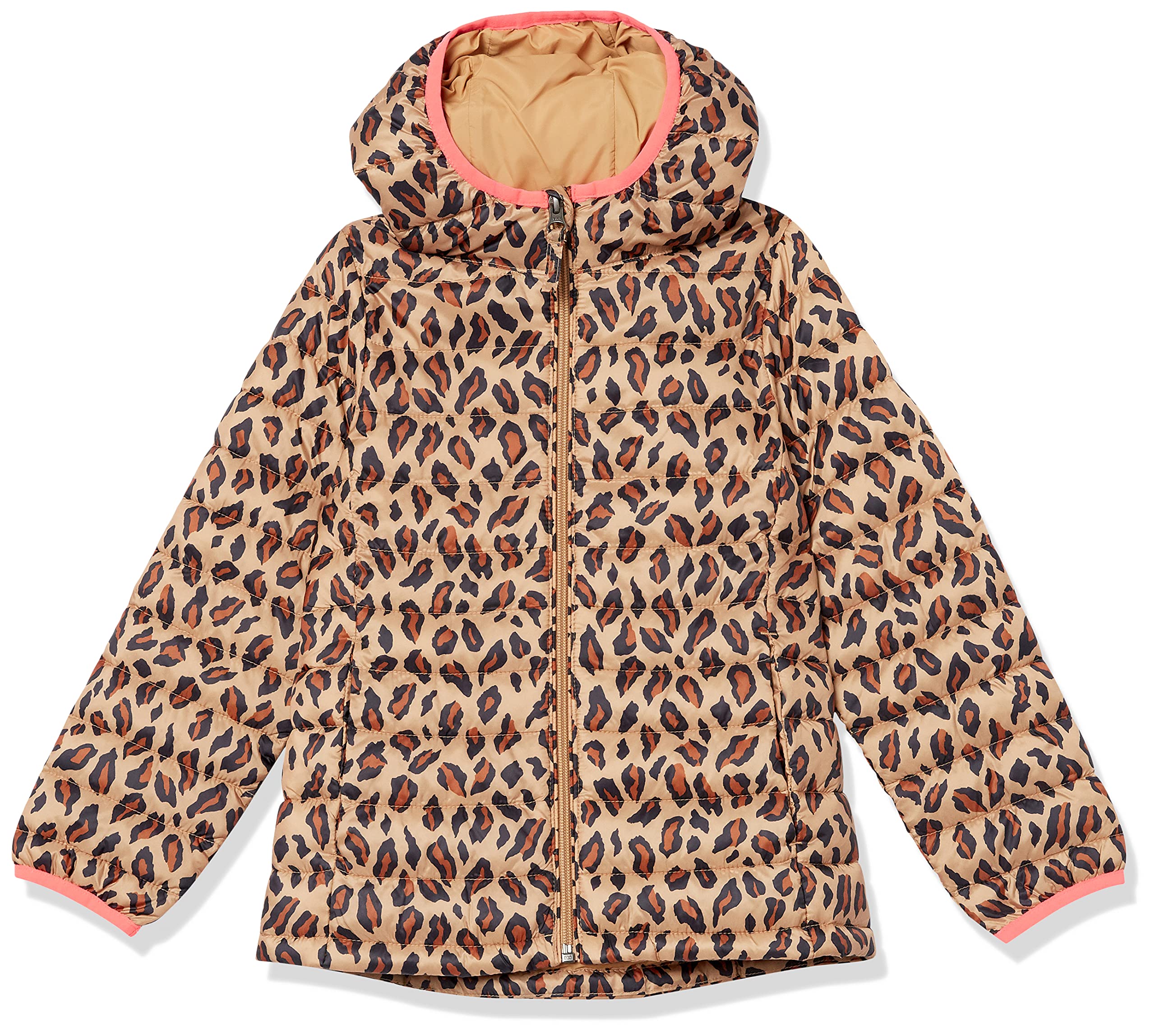 Amazon Essentials Girls Lightweight Water-Resistant Packable Hooded Puffer Jacket $7.70 Free Shipping w/ Prime or on $35