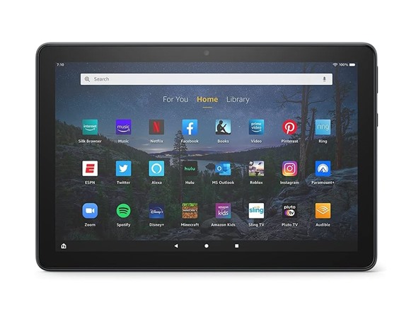 Amazon Fire HD 10 Plus tablet, 10.1 1080p Full HD Display, 32GB Storage, with Lockscreen Ads 2021 release $69.99