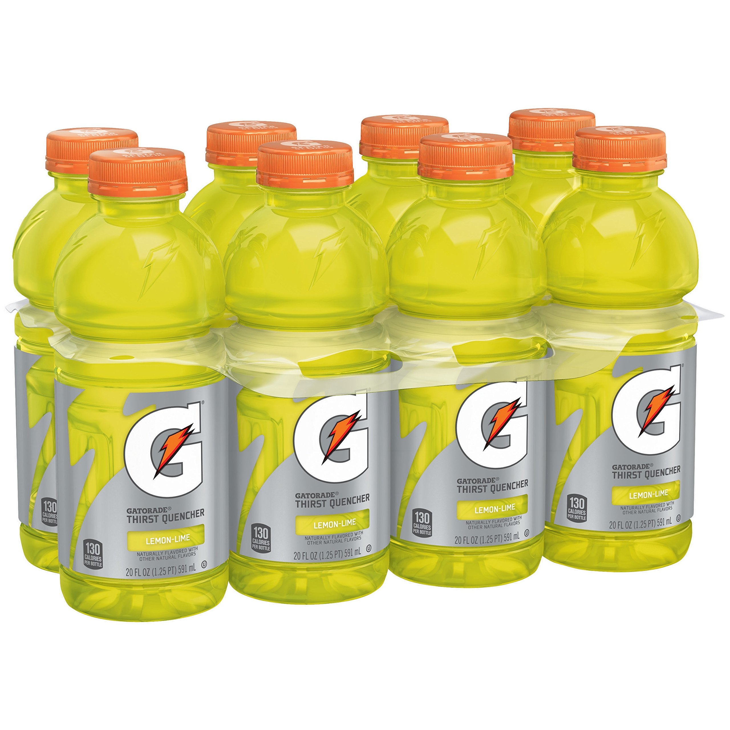 Amazon Fresh Gatorade Thirst Quencher Natural, Lemon Lime Sports Drink, 20 Fl Oz Bottles, 8 Pack $6