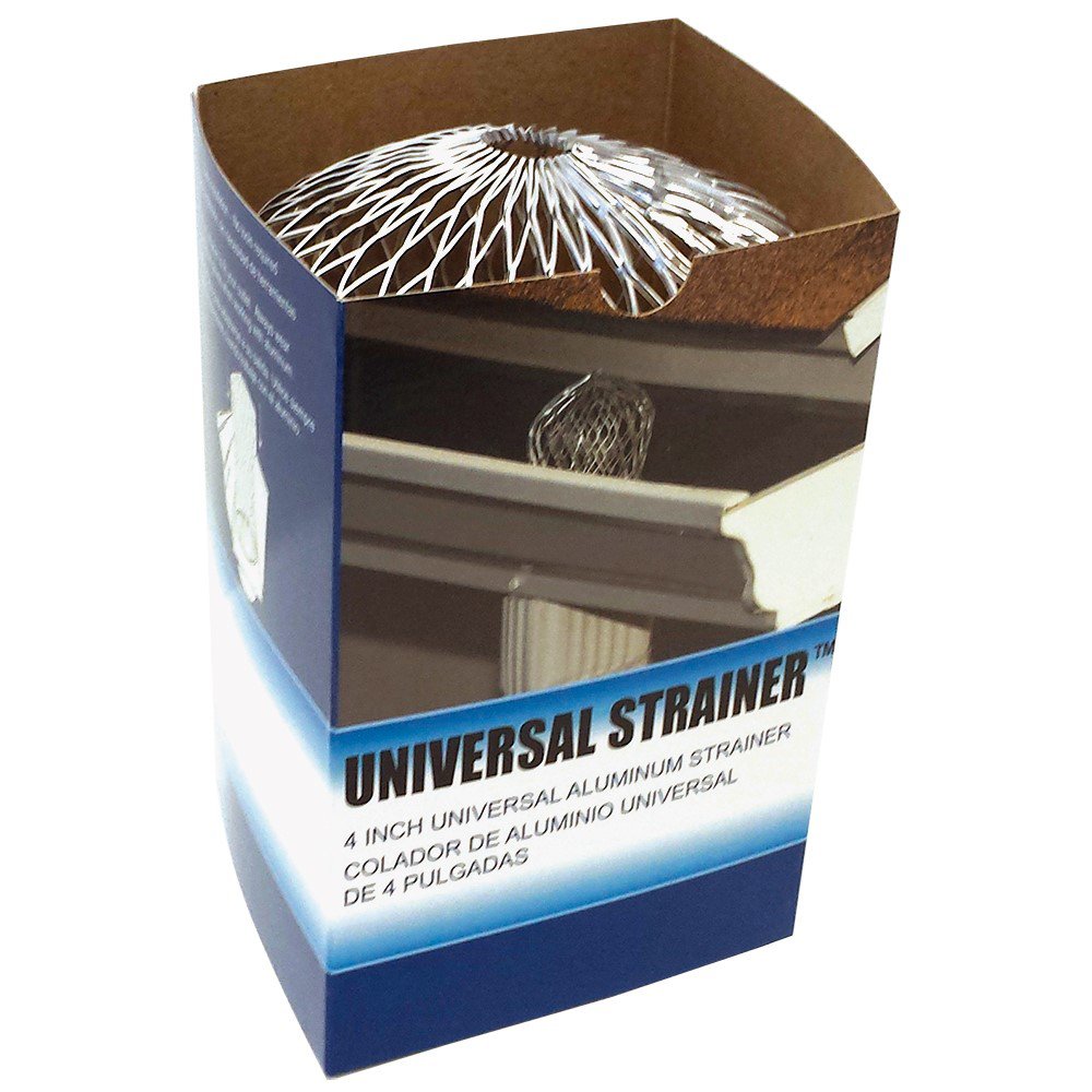 Amerimax Home Products Universal Aluminum Leaf Strainer Mill Finish $2.88 Free Shipping w/ Prime or on $35