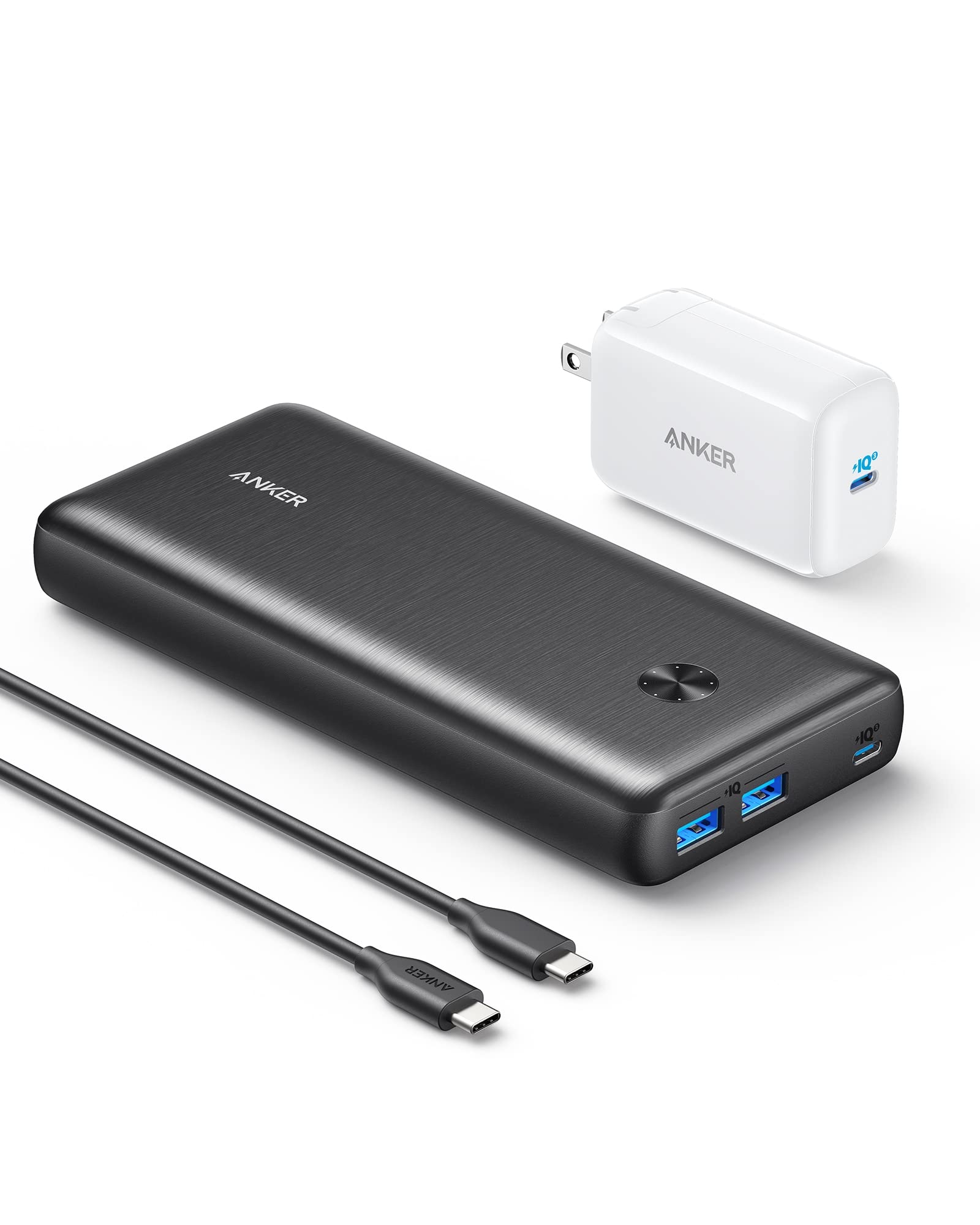 Anker 25,600 mAh 65W PD PowerCore III Elite Portable Power Bank Combo w/ Wall Charger $80 FS
