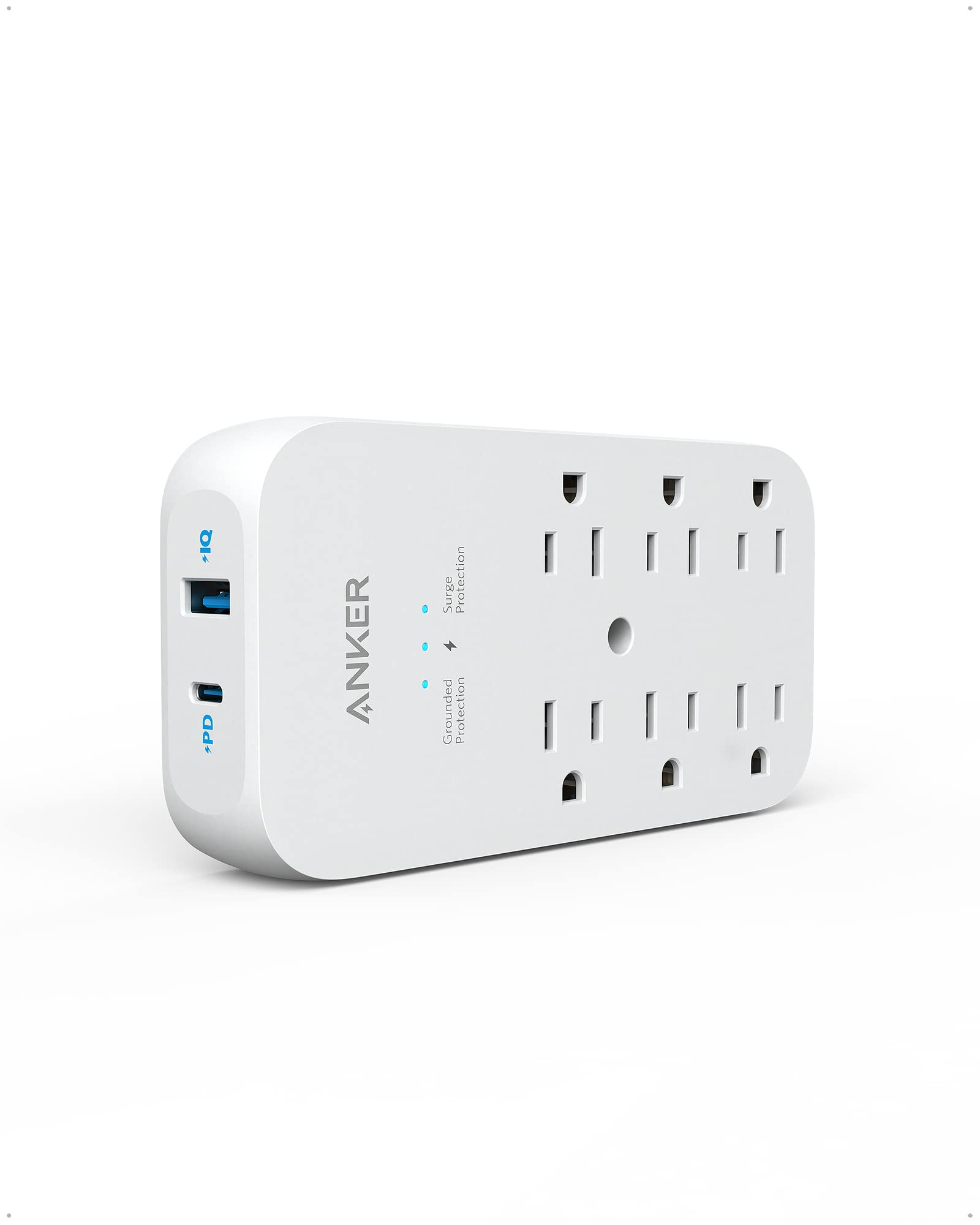 Anker 8-Port Wall Charger w/ 20W USB-C PD 6x AC, USB-C, USB-A $15.17 or 2 for $30 $15 each Free Shipping w/ Prime or on 