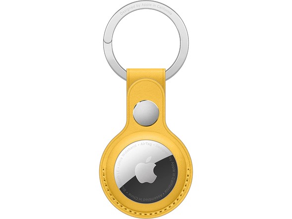 Apple AirTag Leather Key Ring Single $12, 2-Pack $22 More Free Shipping w/ Prime