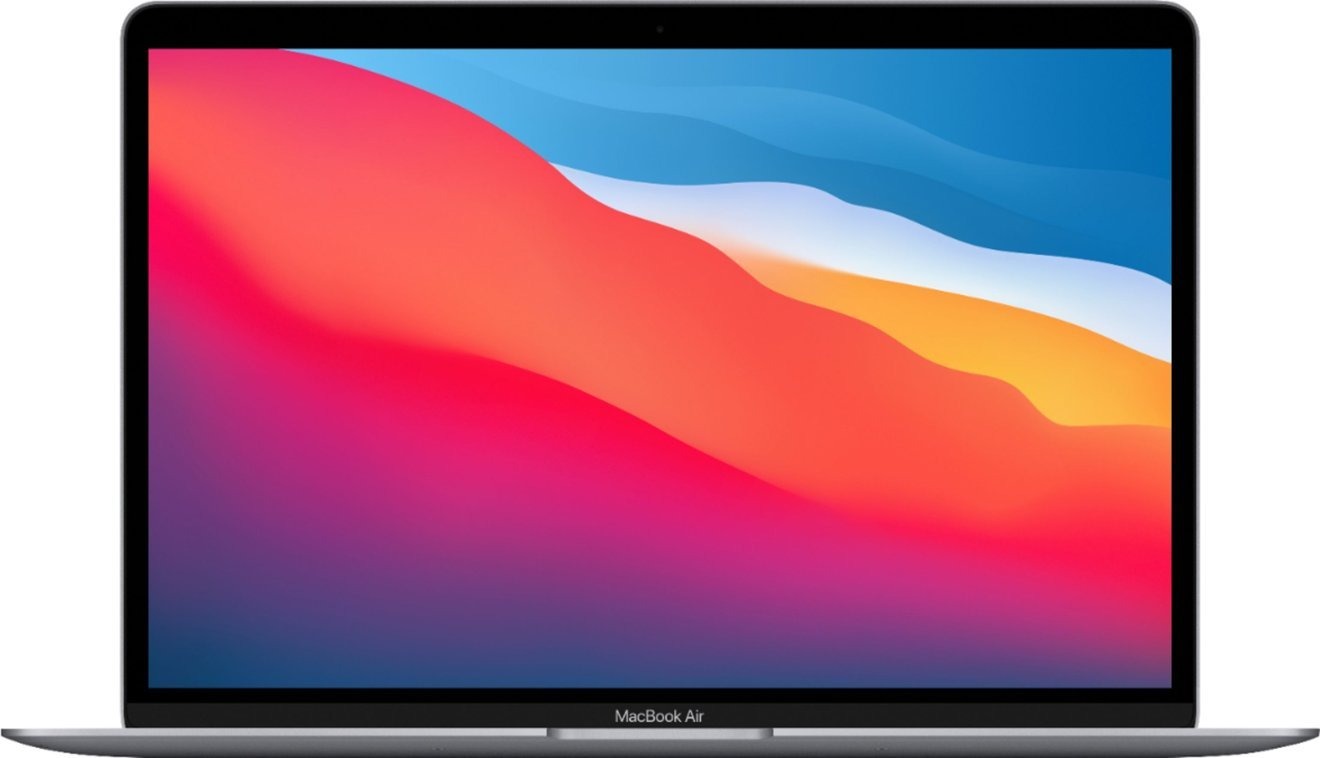 Apple MacBook Air Cert. Refurb M1 Chip, 13.3 Retina, 256GB SSD, 8GB RAM, Space Gray $599