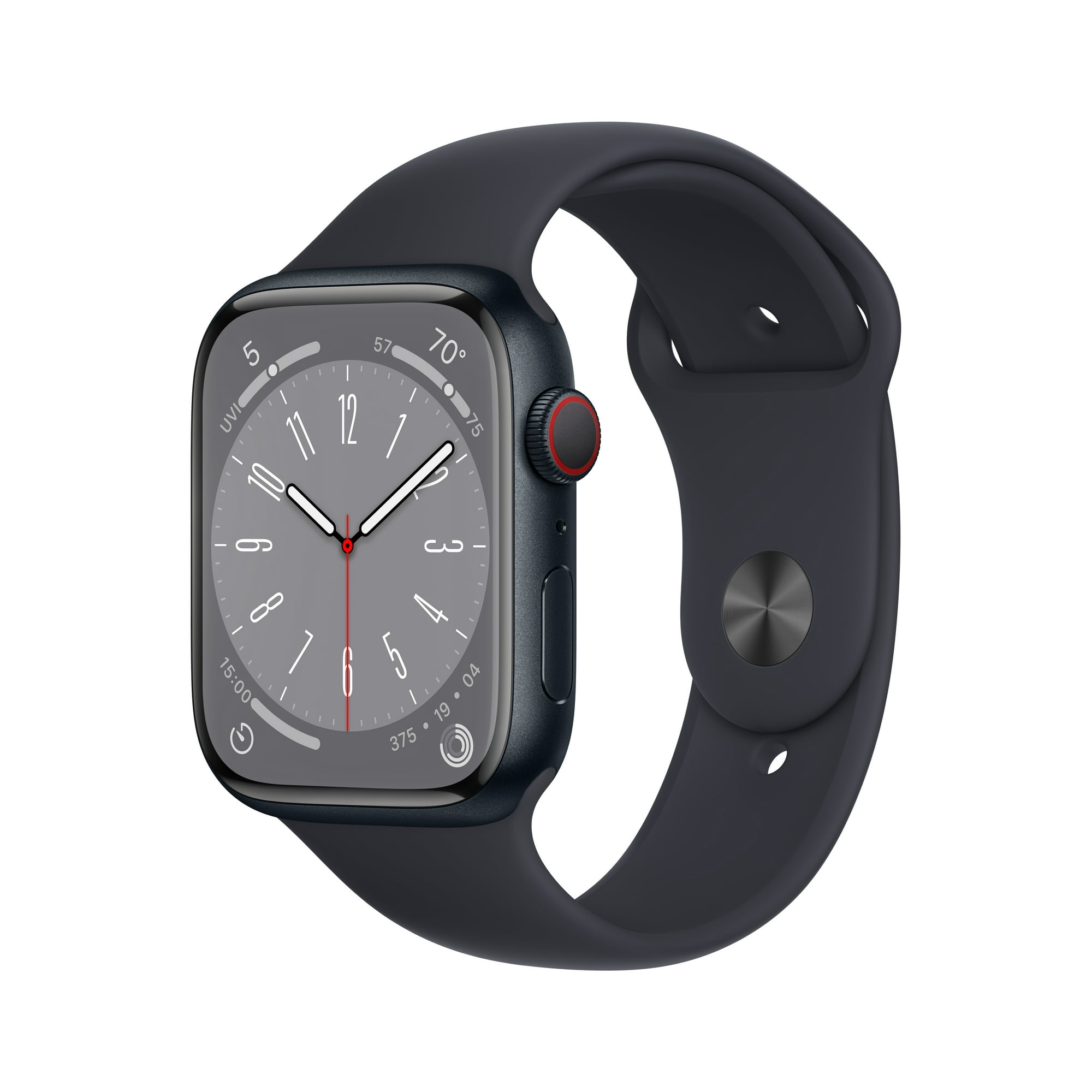 Apple Watch Series 8 GPS Cellular 41mm Silver Aluminum Case with White Sport Band - S/M. Walmart $299.00 shipped