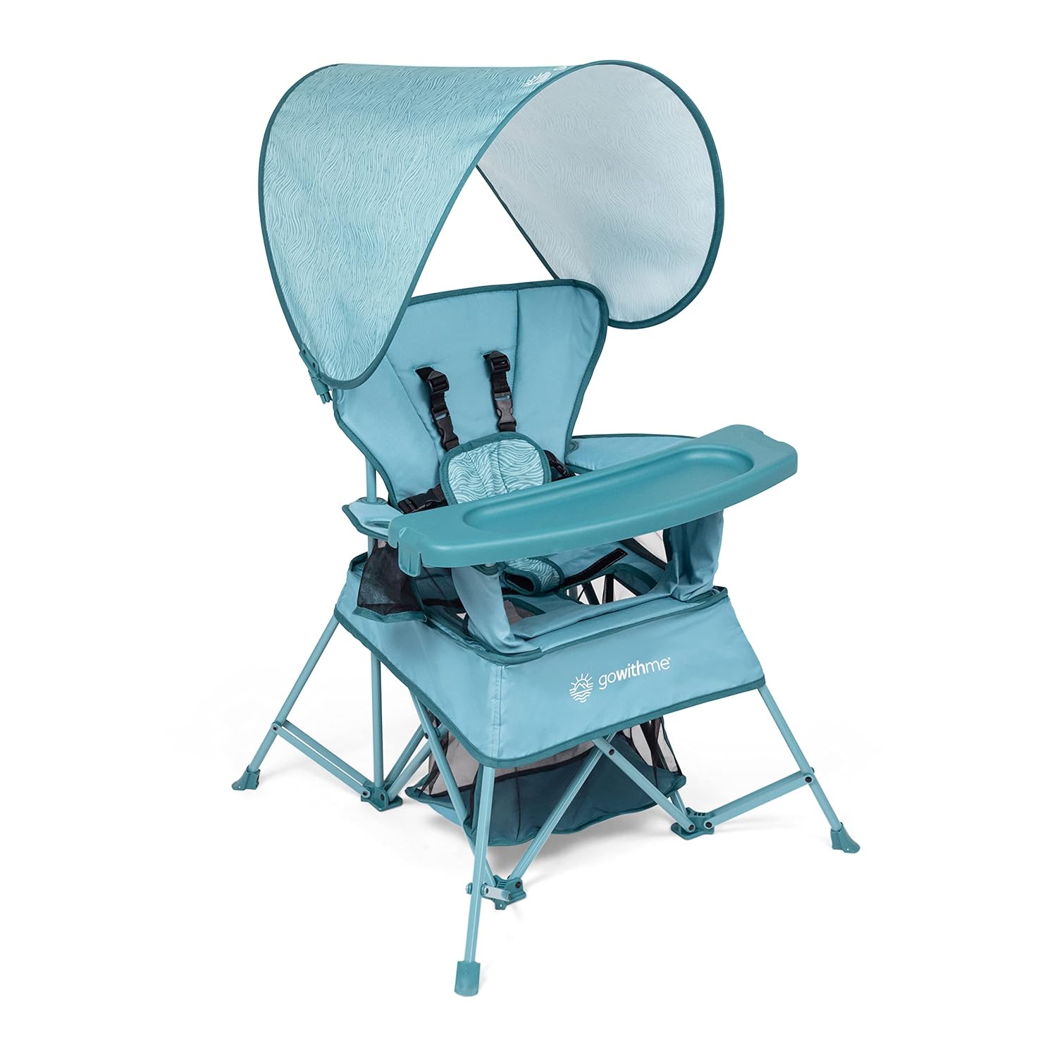 Baby Delight Go with Me Venture Portable Folding Chair w/ Sun Canopy Blue Wave or Sandstone $38 Free Shipping