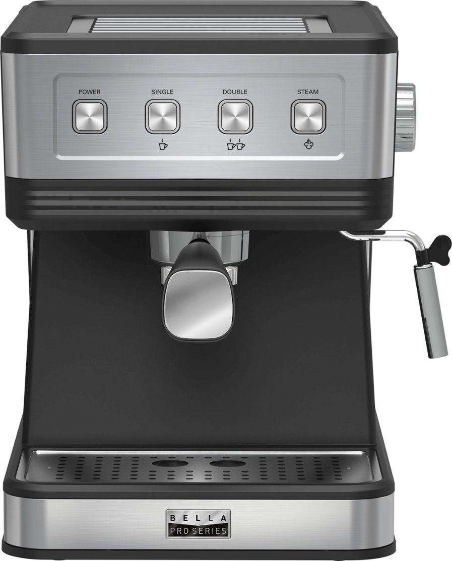 Bella Pro Series - Espresso Machine with 20 Bars of Pressure and Nespresso Capsule Compatibility - Matte White $32.99