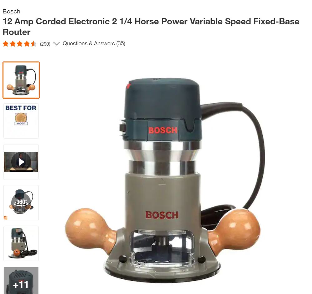 Bosch 1617evs $149