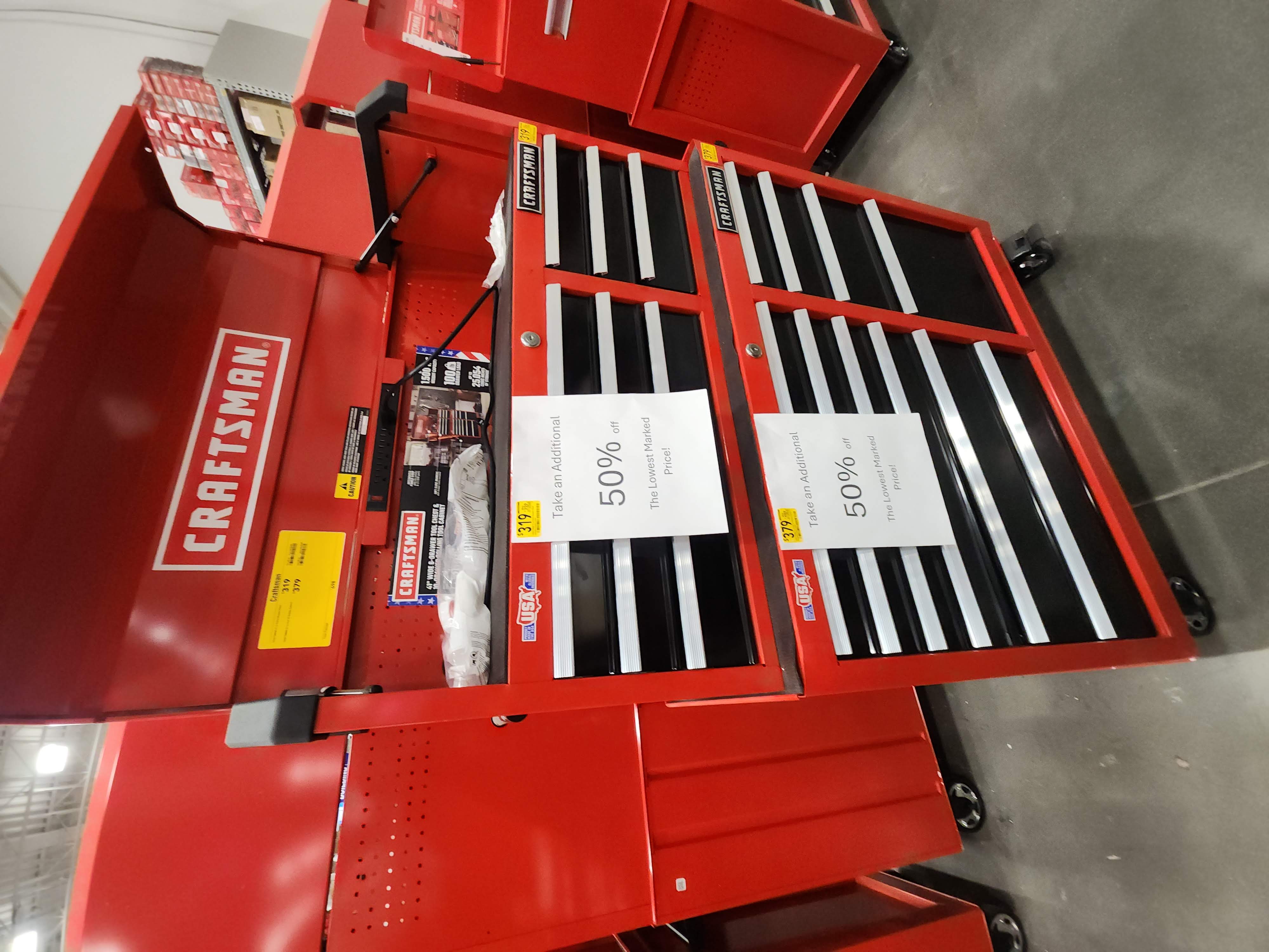 CRAFTSMAN 41-in W Tool Chest Red YMMV In Store Only $159.99