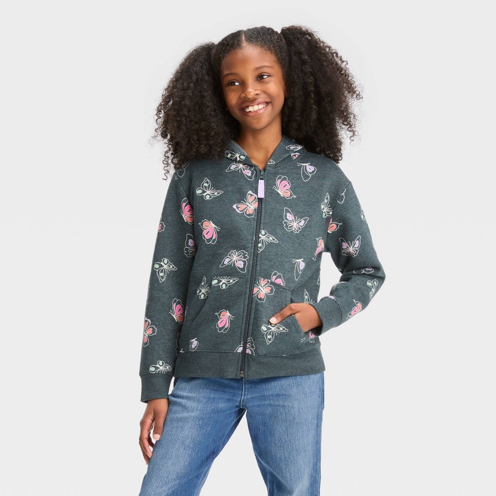 Cat Jack Girls Plus Zip-Up Fleece Hoodie Sweatshirt Various colors $3.60 FS on $35