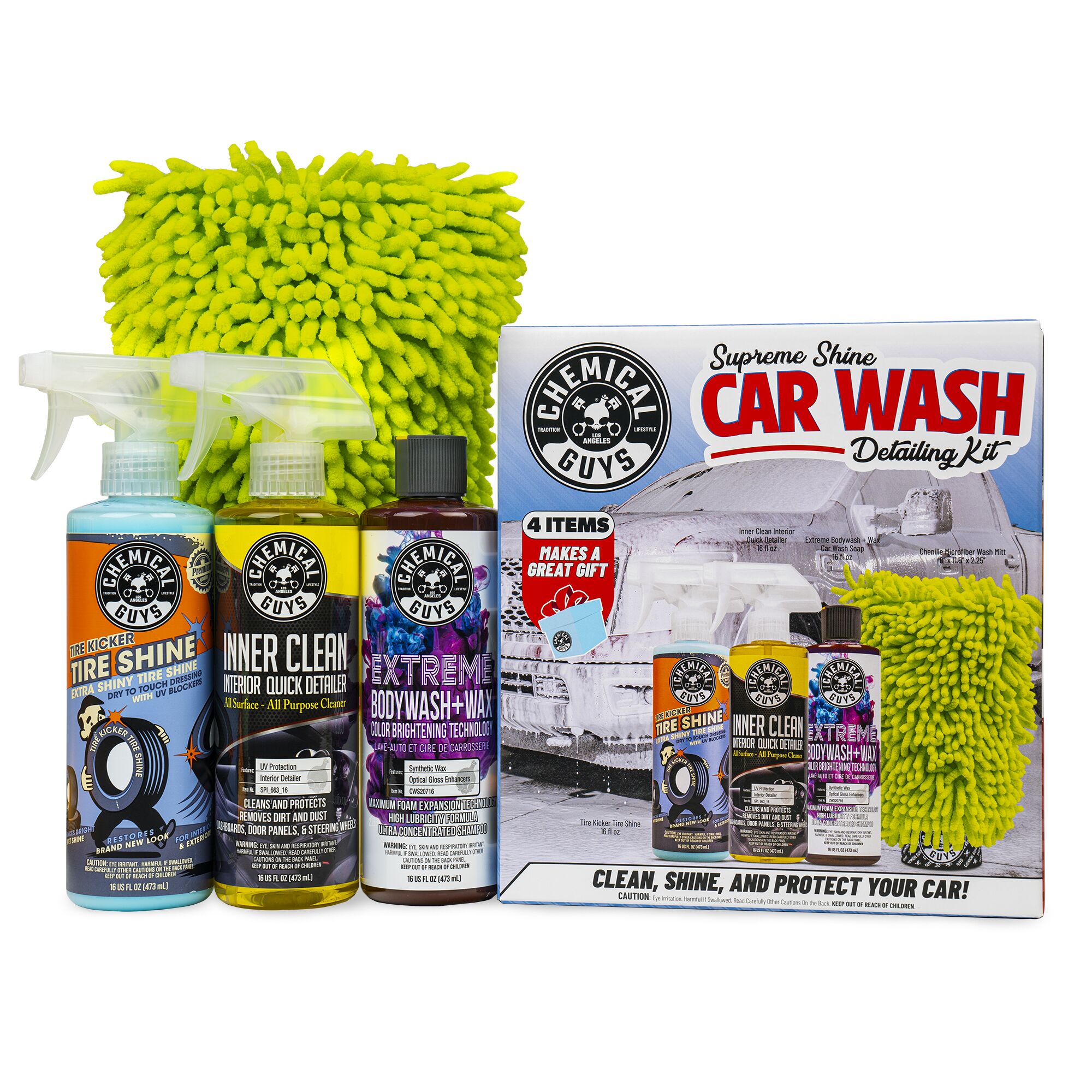 Chemical Guys Supreme Shine Car Wash Detailing Kit 4-Count Car Exterior Wash/Wax $9.17 YMM Lowes.com