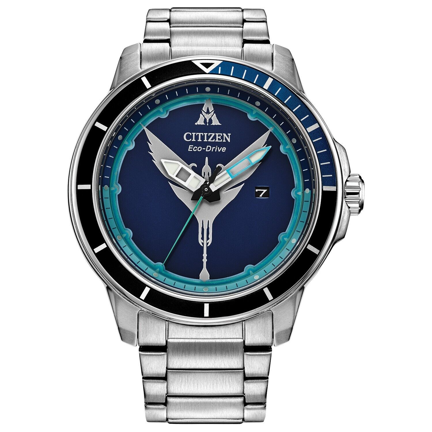 Citizen Mens Avatar Leonopteryx Eco-Drive Stainless Steel Watch 46MM AW1708-57W eBay $97.99