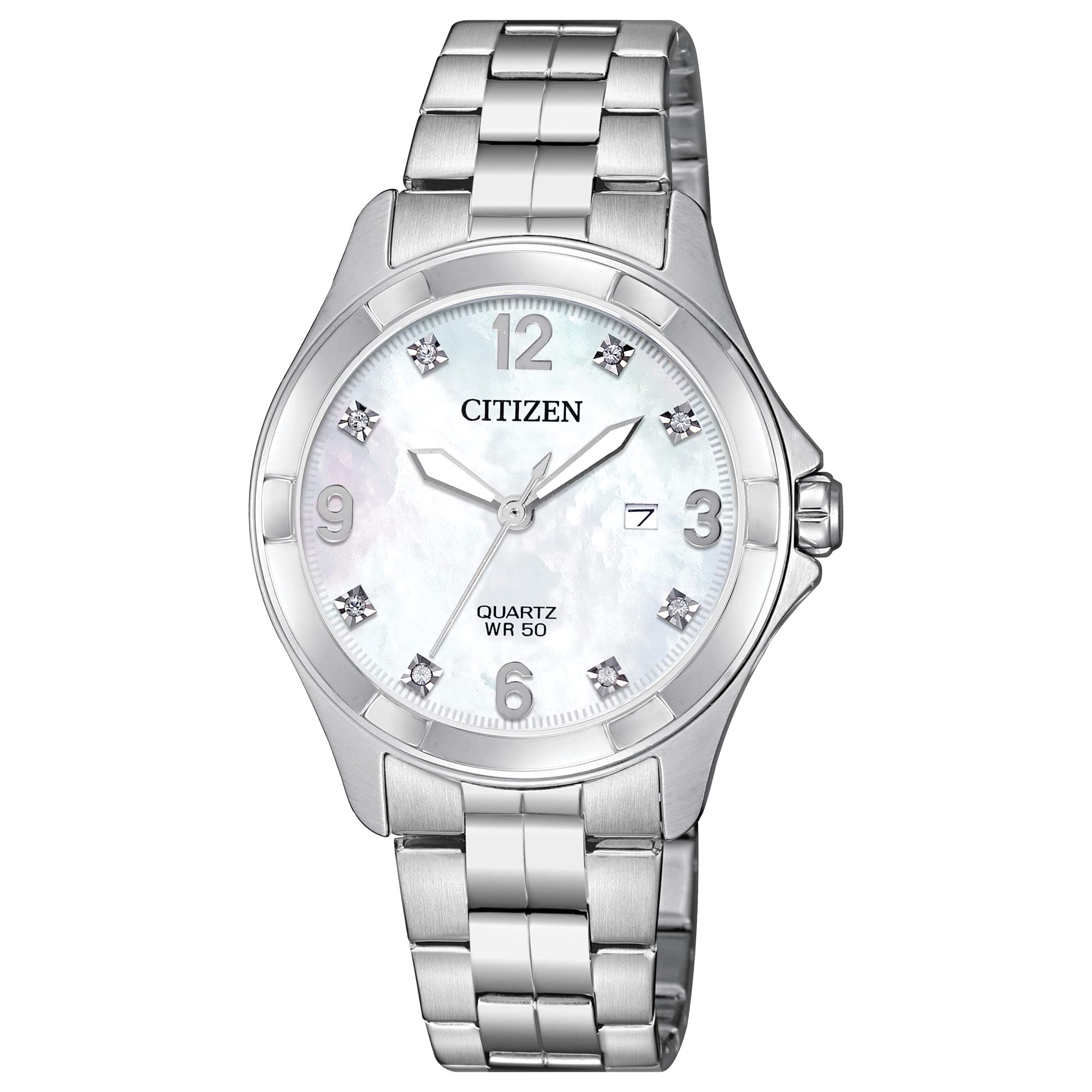 Citizen Quartz Womens Watch Stainless Steel/Crystal $77 Free Shipping