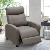 Comhoma Push Back Theater Adjustable Recliner w/ Footrest 3 Colors $99 Free Shipping