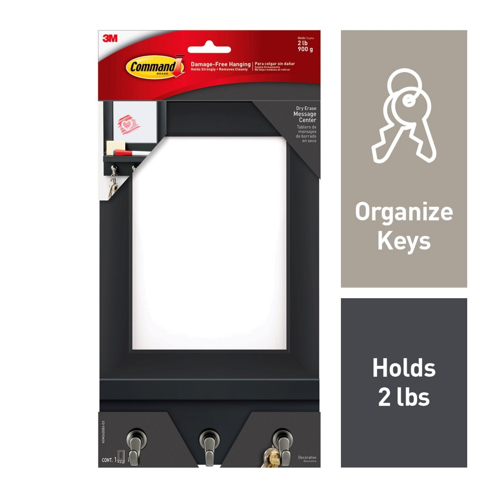 Command Message Center Black $8.24 Free Store Pickup at Target or FS on $35