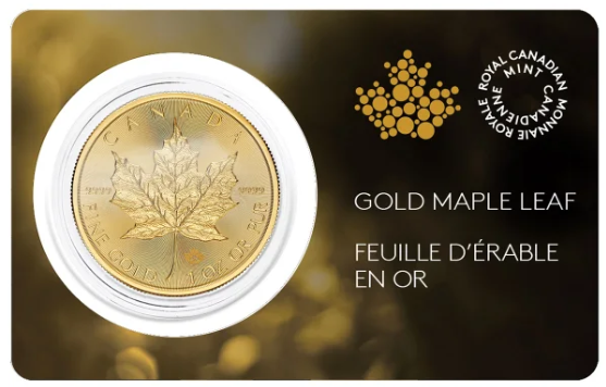 Costco Members 2024 1 oz Canada Maple Leaf Silver Coin, 25-count $759.99