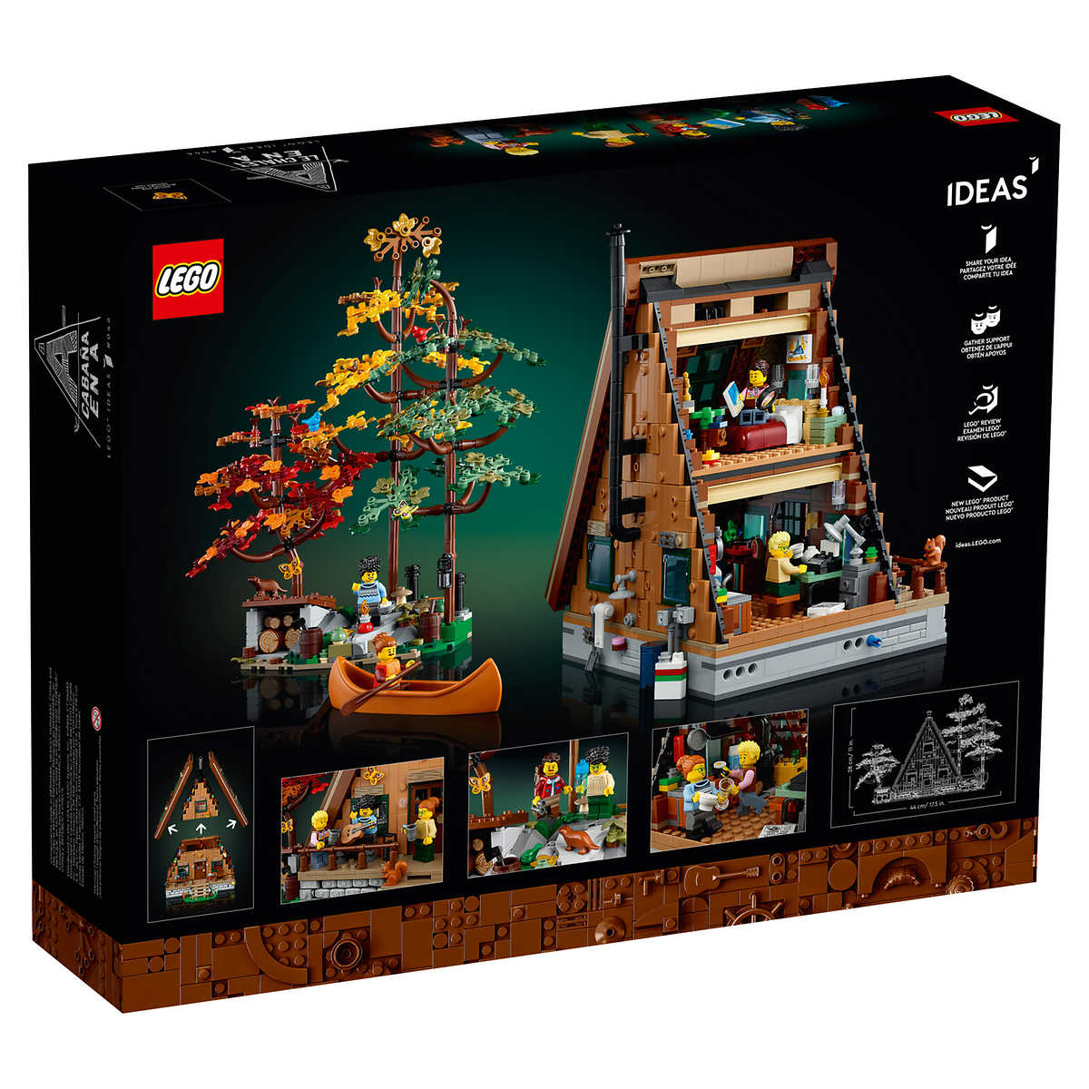Costco Members 2082-Piece LEGO Ideas A-Frame Cabin $150 Free Shipping