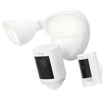 Costco Members Only Offer Ring Security Floodlight Cam Wired Pro with Stick Up Cam Battery 3rd gen - $229.99