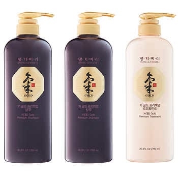 Costco Offer Daeng Gi Meo Ri Ki Gold Premium Shampoo and Treatment Set, 3-pack - $42.99