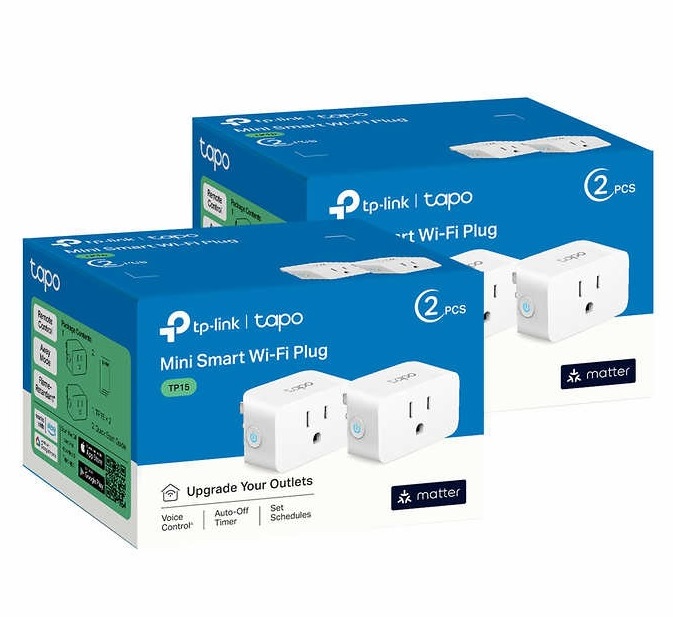 Costco Tapo Mini Smart Wi-Fi Plug 4 Pack, Matter Certified - $19.97