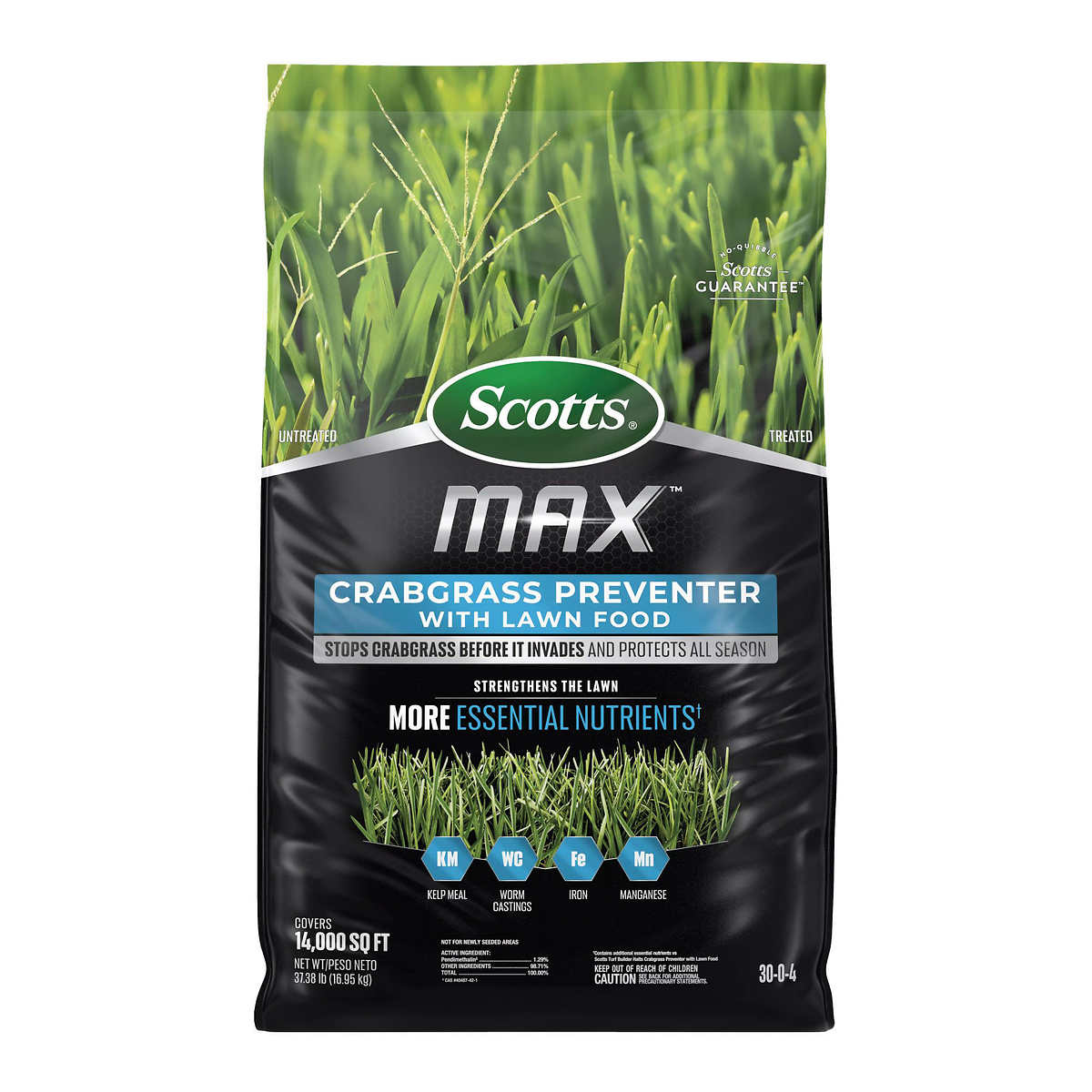Costco member only Scotts MAX Crabgrass Preventer with Lawn Food, 14,000 Sq. Ft. in-store $54