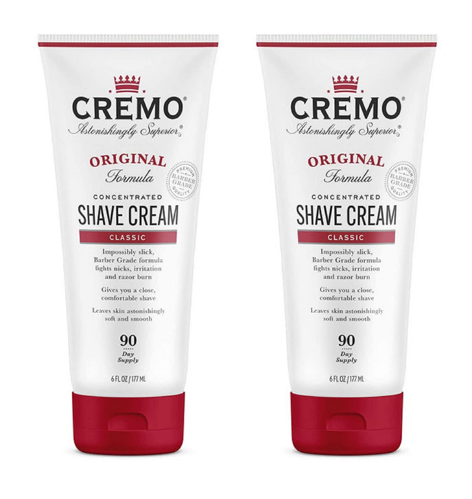 Cremo Products 2-Count 6-Oz Cremo Barber Grade Original Shave Cream Classic $4.90 w/ Subscribe Save More