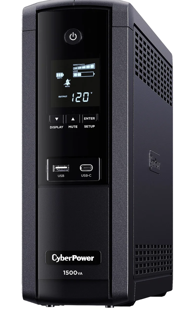 CyberPower 1500VA/900Watts Simulated Sine Wave UPS Battery Backup with Surge Protection $125 Costco $124.99
