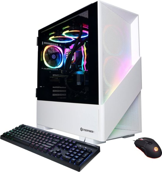 CyberPowerPC Gamer Supreme Liquid Cooled Gaming Tower - 14th Gen Intel Core i7-14700F - GeForce RTX 4070 Super, 12GB $15