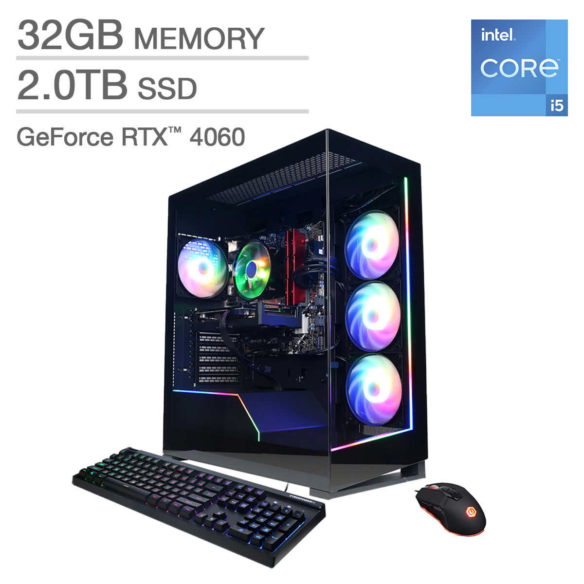 CyberPowerPC Gamer Xtreme Gaming Desktop - Intel Core Processor i5-14400F - GeForce RTX 4060 $999.99