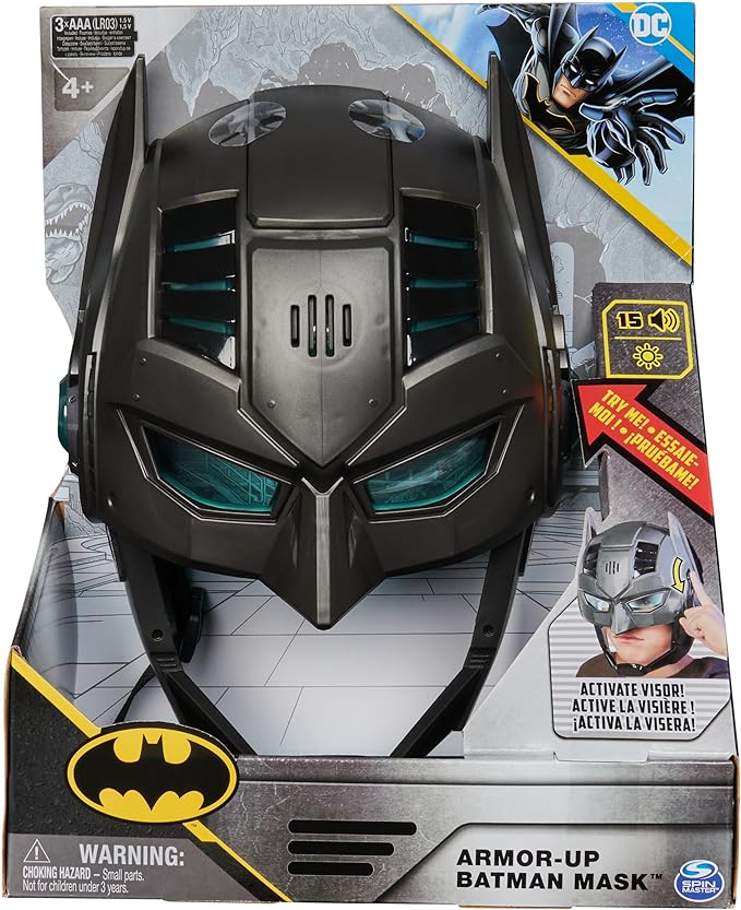 DC Comics Armor-Up Batman Mask w/ Visor, Sounds Phrases $8 Free Shipping w/ Walmart or on $35