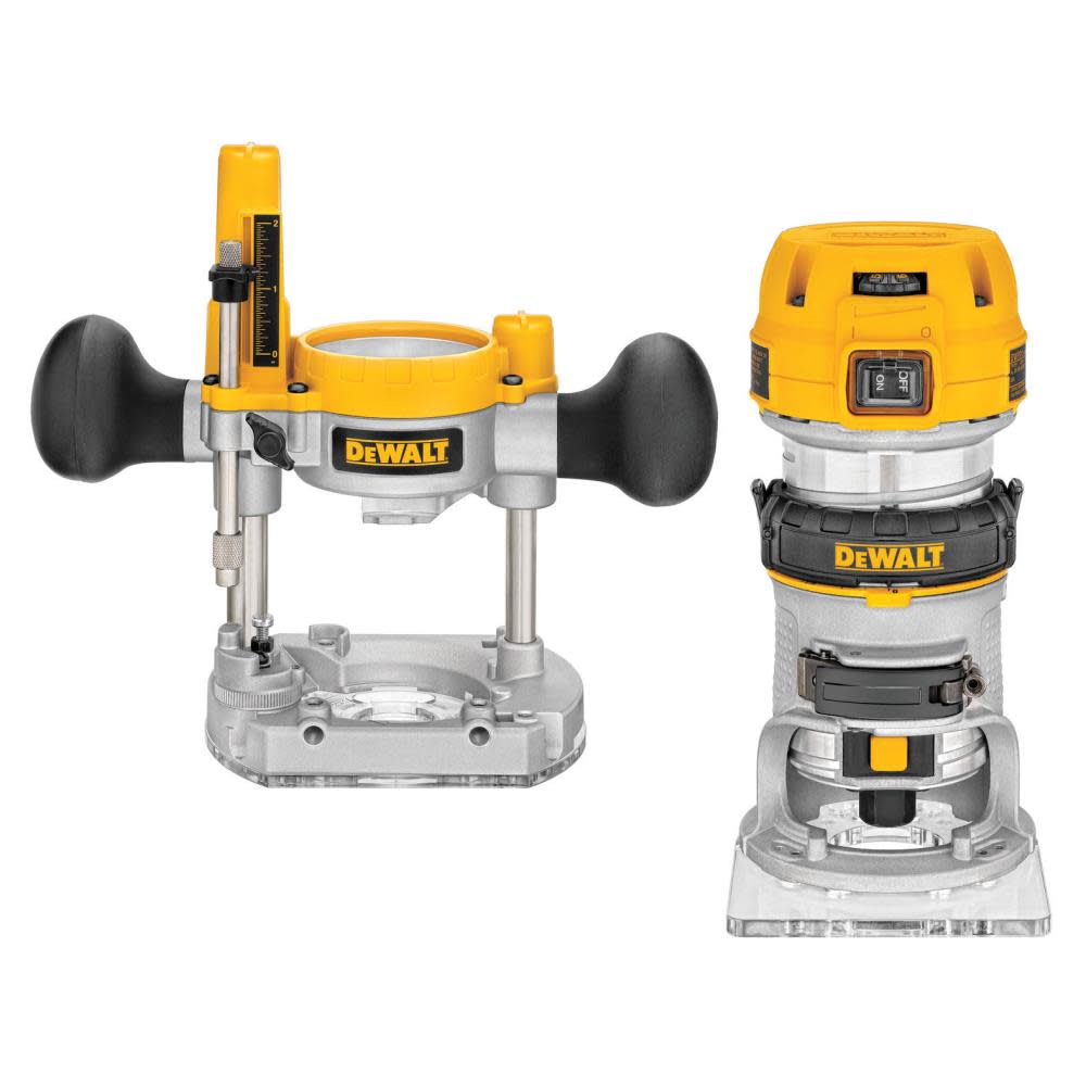 DEWALT 1.25-HP Max Torque Variable Speed Router Fixed/Plunge Base Kit w/ LEDs DWP611PK $179.45 Free Shipping